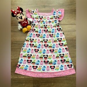 Disney Girls Donut Cake Sprinkles Pajamas Dress with GIFT